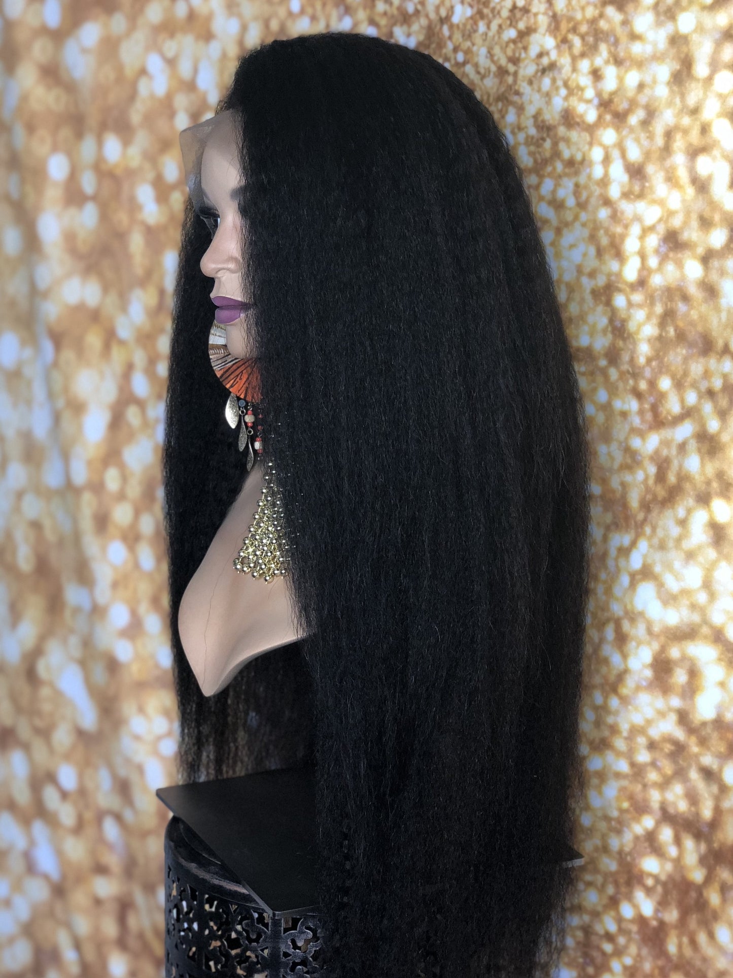 StylezbyGina WIGS CUSTOM YAKI TEXTURE FRONTAL UNIT 24IN