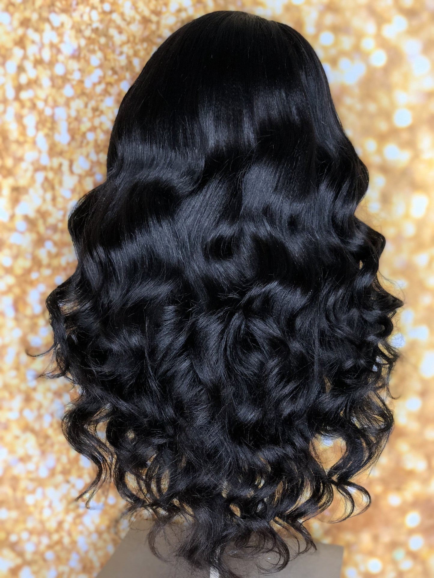 StylezbyGina WIGS SMOOTH YAKI TEXTURE FRONTAL UNIT 18IN